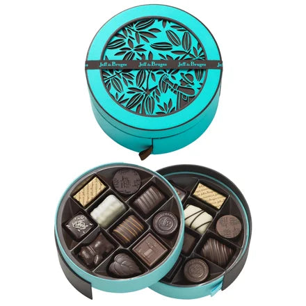 ⁨بوكس كلاسيك دائري 26 قطعة شوكولا Classic Round Box⁩